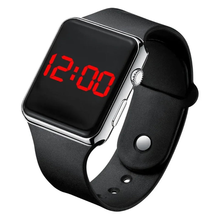 Digital Watches Men Women Electronic Square LED Sport Wristwatch