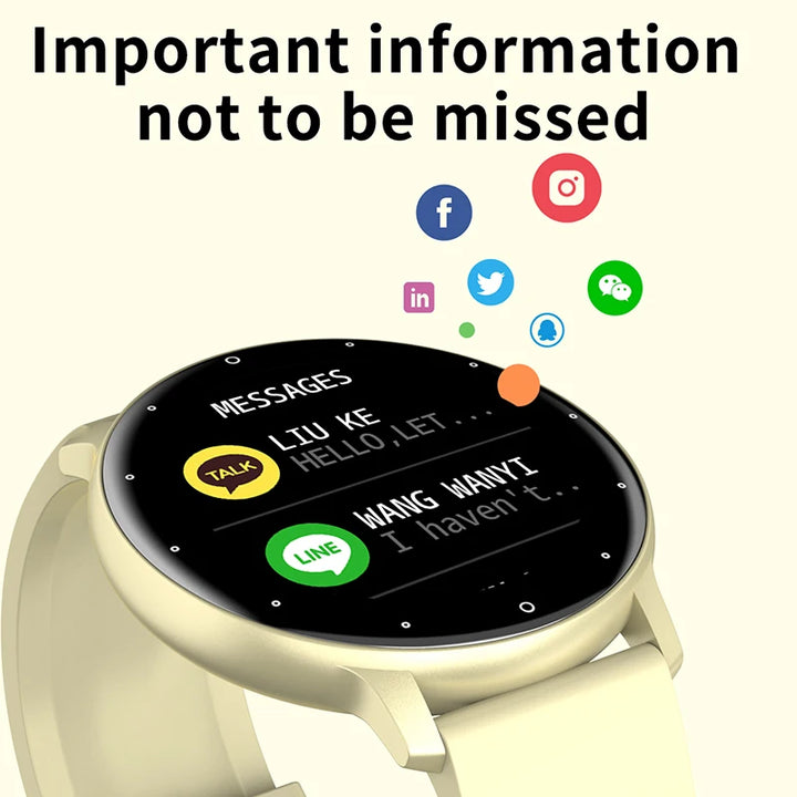 2023 New Smart Watch Women Men Sport Fitness Smartwatch Waterproof Watches Bluetooth