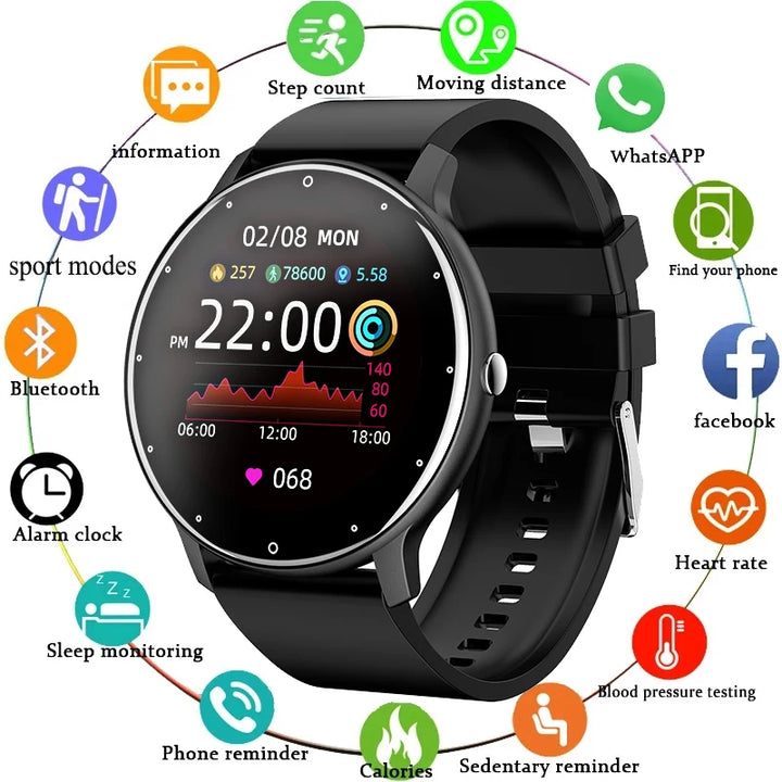 2023 New Smart Watch Women Men Sport Fitness Smartwatch Waterproof Watches Bluetooth